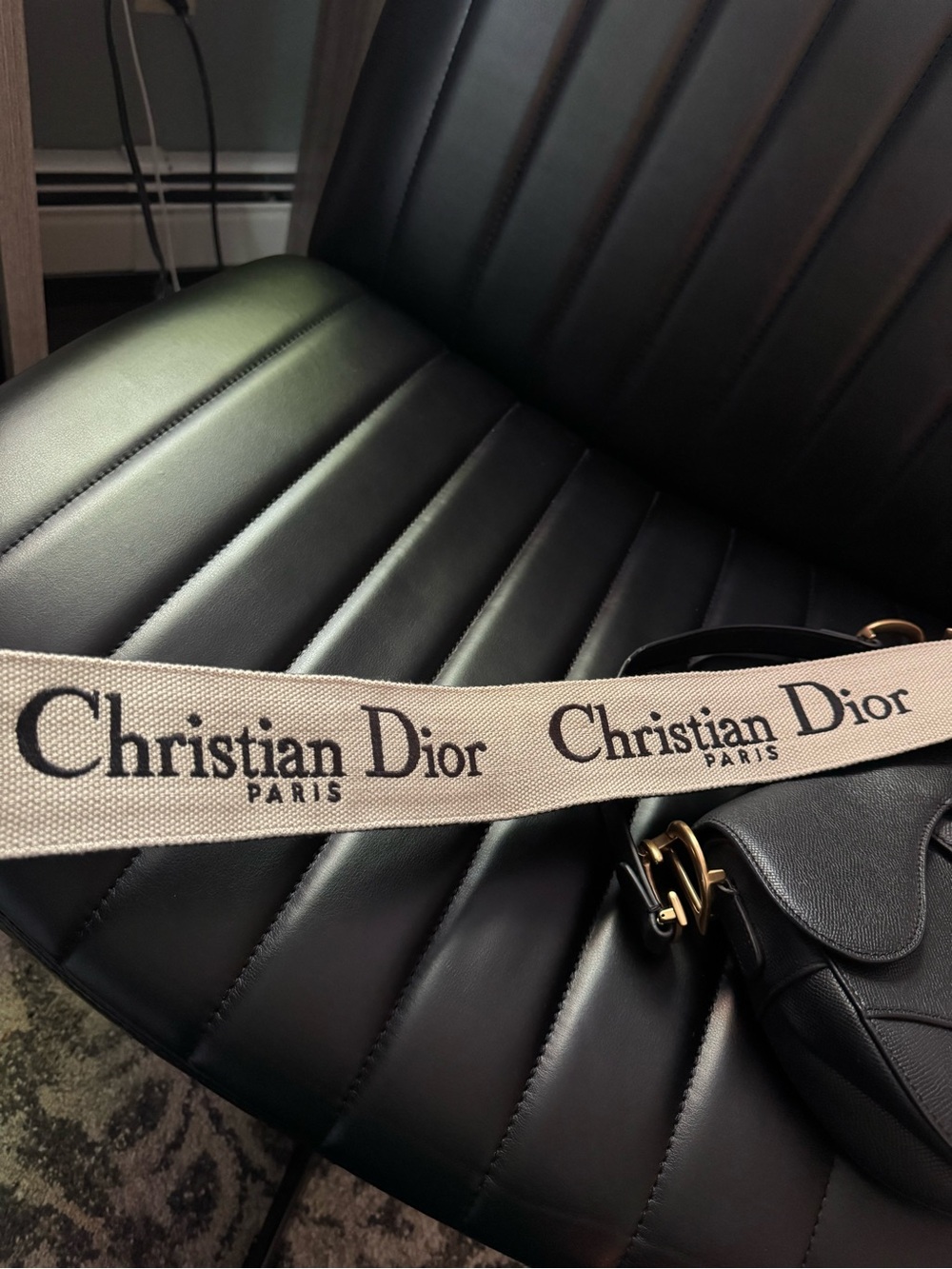 Saddle Bag with Gold 'D' Charm - Picture 11 of 11